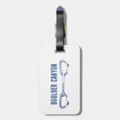 Boulder Canyon Colorado Klimsneltrekker Bagagelabel (Achterkant verticaal)