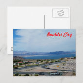 Boulder City en Lake Mead Briefkaart (Voorkant / Achterkant)