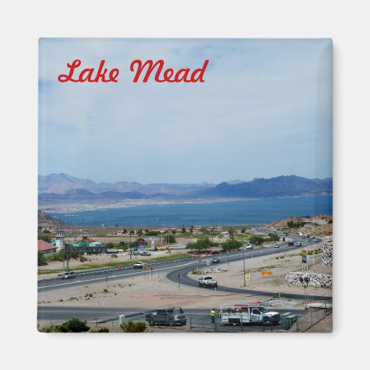 Boulder City en Lake Mead Magneet (Voorkant)