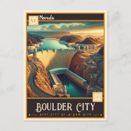 Boulder City, Nevada |  Briefkaart (Voorkant)