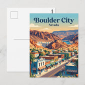 Boulder City, Nevada Briefkaart (Voorkant / Achterkant)