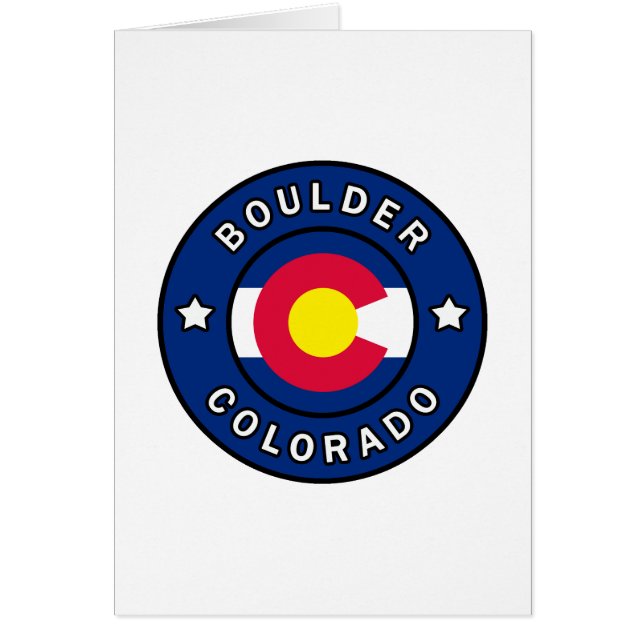Boulder Colorado (Voorkant)