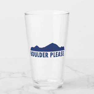 Boulder Colorado alstublieft Glas