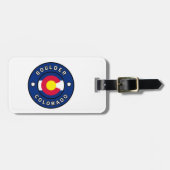 Boulder Colorado Bagagelabel (Voorkant horizontaal)
