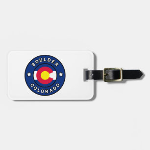 Boulder Colorado Bagagelabel
