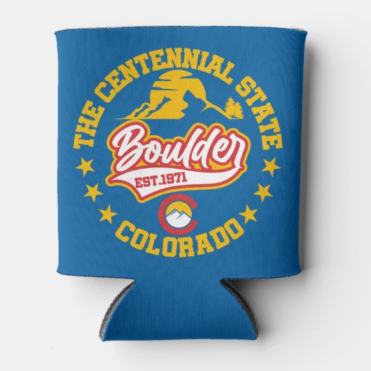 Boulder, Colorado Blikjeskoeler (Voorkant)