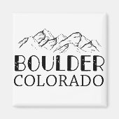 Boulder Colorado Boulder Co Colorado Magneet (Voorkant)