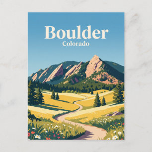 Boulder Colorado Briefkaart