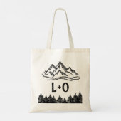 Boulder Colorado Bruiloft Minimalistisch Welkom Tote Bag (Achterkant)