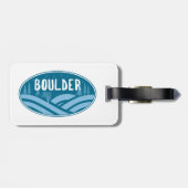 Boulder Colorado buitenshuis Bagagelabel (Achterkant horizontaal)
