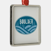 Boulder Colorado buitenshuis Metalen Ornament (Rechts)