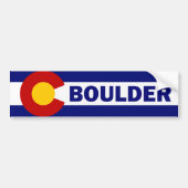 Boulder, Colorado Bumpersticker (Voorkant)
