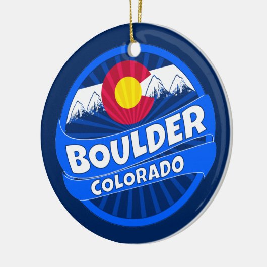 Boulder Colorado burst ornament (Links)
