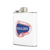 Boulder Colorado climatroos Carabiner Heupfles (Links)