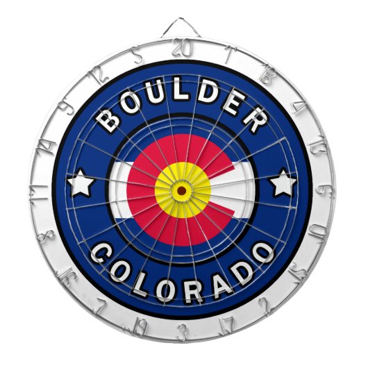 Boulder Colorado Dartbord (Voorkant)
