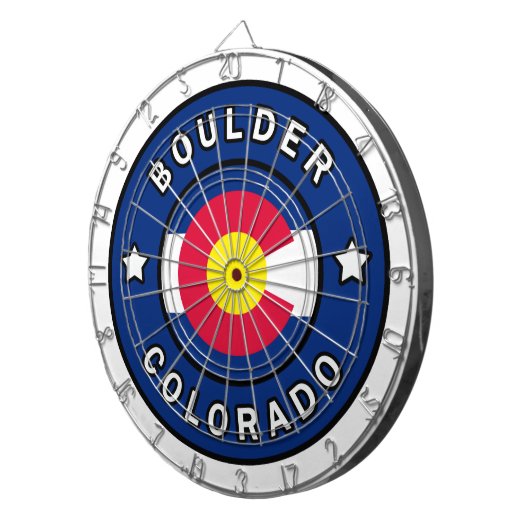 Boulder Colorado Dartbord (Voorkant Rechts)