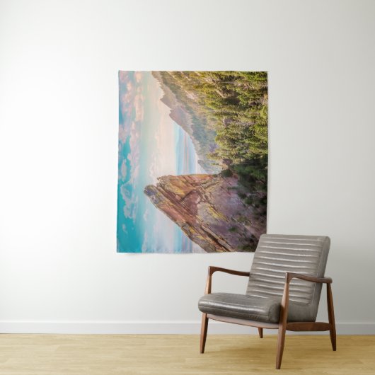 Boulder Colorado Flat Irons Tapestry Wandkleed (In situ)