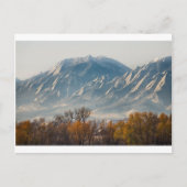 Boulder Colorado Flatirons Country Herfst Uitzicht Briefkaart (Voorkant)