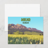 Boulder Colorado Flatirons Mountains Flat Kaart (Voorkant / Achterkant)