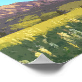 Boulder Colorado Flatirons Mountains  Poster (Hoek)