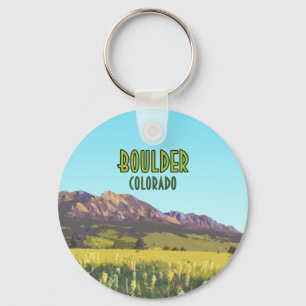 Boulder Colorado Flatirons Mountains Sleutelhanger