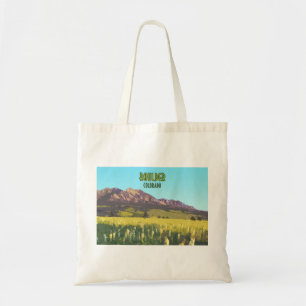 Boulder Colorado Flatirons Mountains  Tote Bag