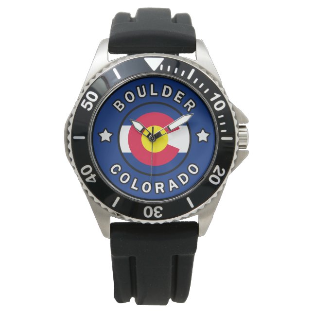 Boulder Colorado Horloge (Voorkant)