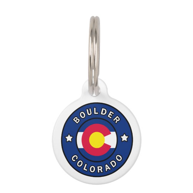 Boulder Colorado Huisdierpenning (Voorkant)