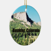 Boulder, Colorado Keramisch Ornament (Rechts)