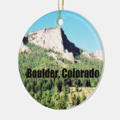 Boulder, Colorado Keramisch Ornament (Links)