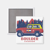 Boulder Colorado Magneet (Voorkant / Achterkant)