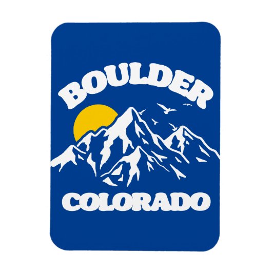 Boulder, Colorado Magneet (Verticaal)