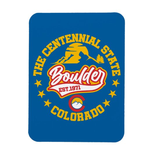 Boulder, Colorado Magneet (Verticaal)