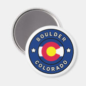 Boulder Colorado Magneet (Voorkant / Achterkant)