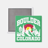 Boulder, Colorado Magneet (Voorkant / Achterkant)