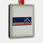 Boulder Colorado Metalen Ornament (Rechts)