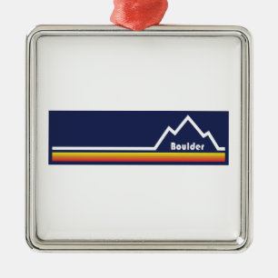Boulder Colorado Metalen Ornament