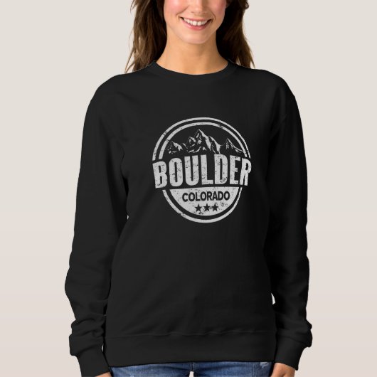 Boulder Colorado Mountains Trui (Voorkant)