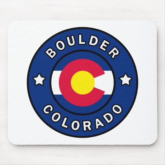 Boulder Colorado Muismat (Voorkant)