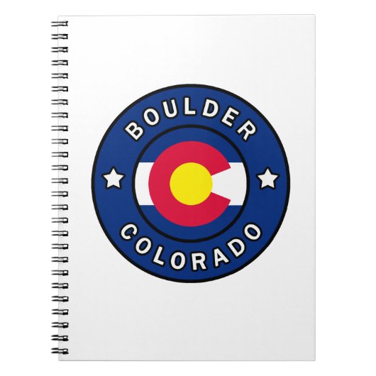 Boulder Colorado Notitieboek (Voorkant)