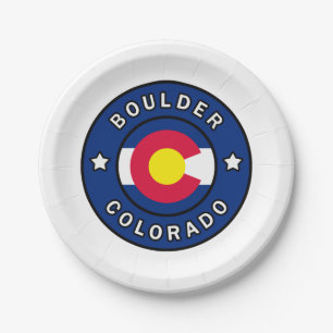 Boulder Colorado Papieren Bordje