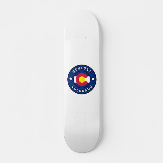 Boulder Colorado Persoonlijk Skateboard (Voorkant)