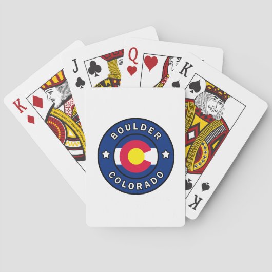 Boulder Colorado Pokerkaarten (Achterkant)