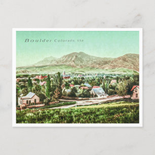 BOULDER COLORADO - ROCKY MOUNTAINS BRIEFKAART