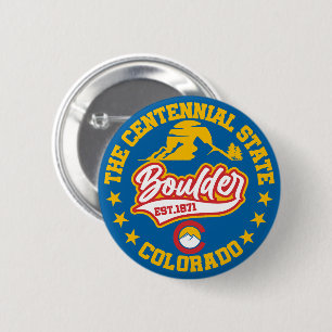 Boulder, Colorado Ronde Button 5,7 Cm