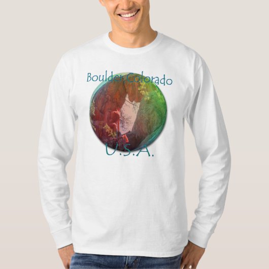 BOULDER, Colorado-Shirten T-shirt (Voorkant)