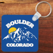 Boulder, Colorado Sleutelhanger (Achterkant)