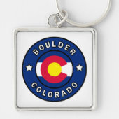 Boulder Colorado Sleutelhanger (Voorkant)