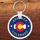 Boulder Colorado Sleutelhanger (Voorkant)