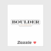 Boulder Colorado Sticker (Vel)